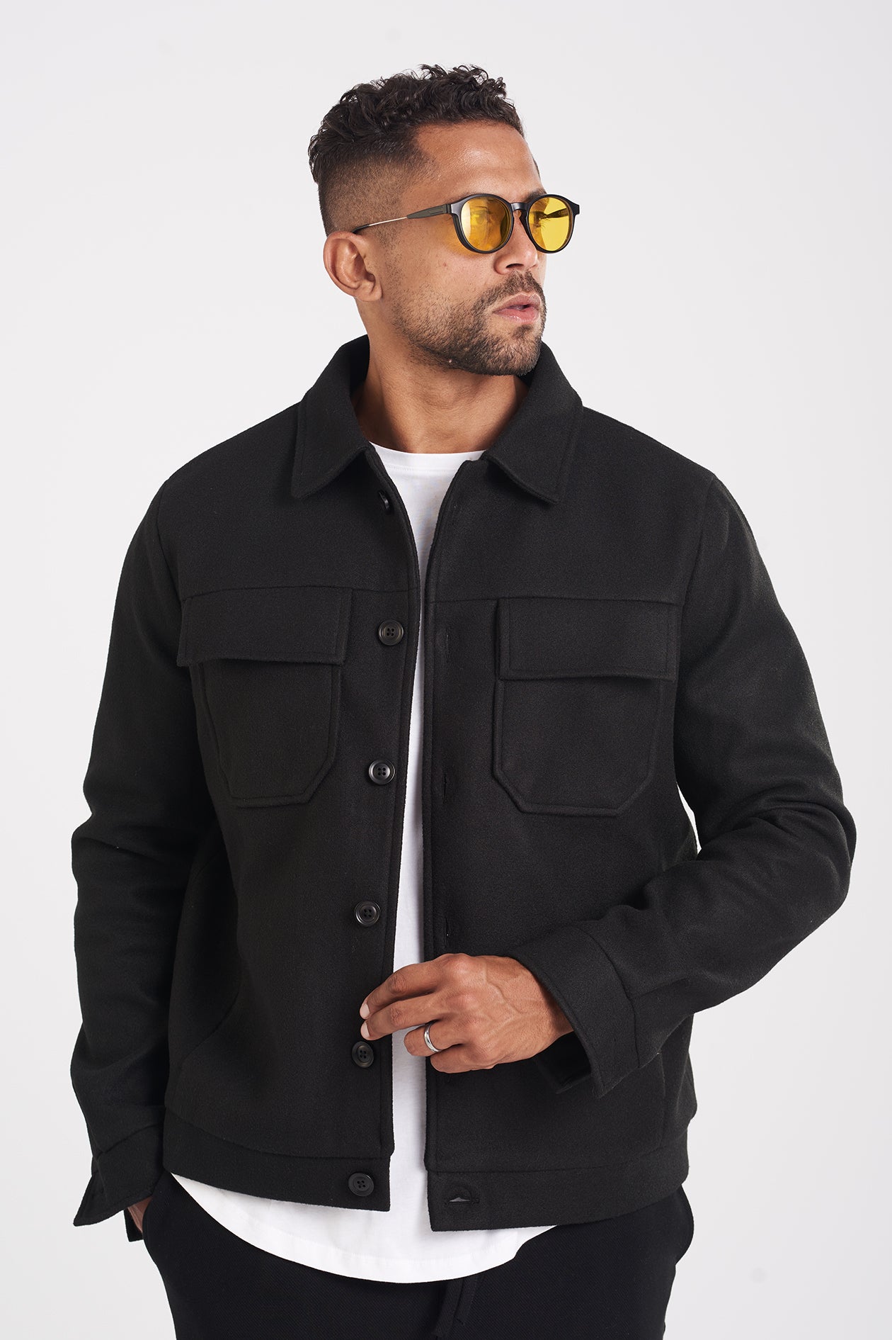 WOOL OVERSHIRT