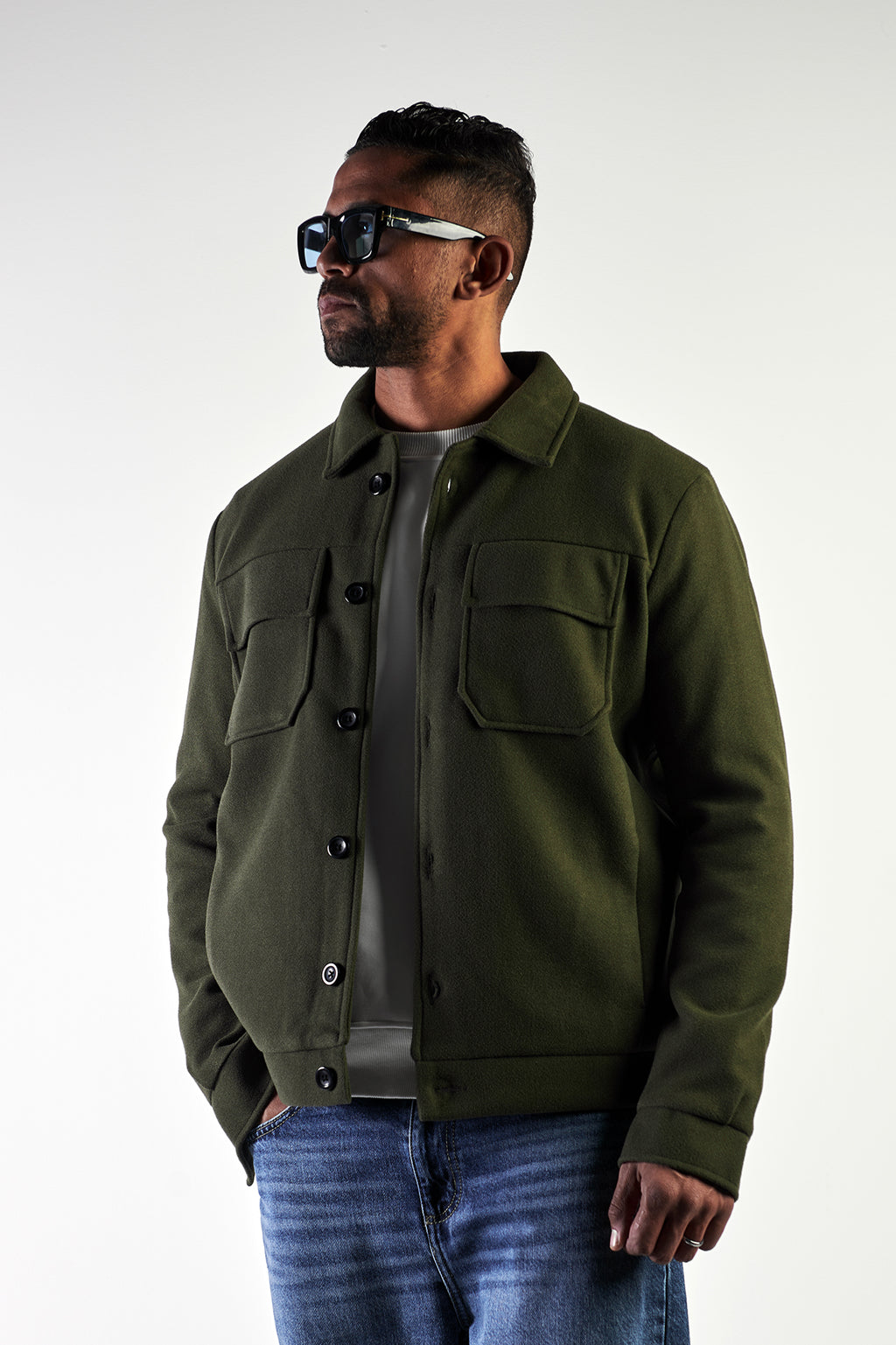 WOOL OVERSHIRT