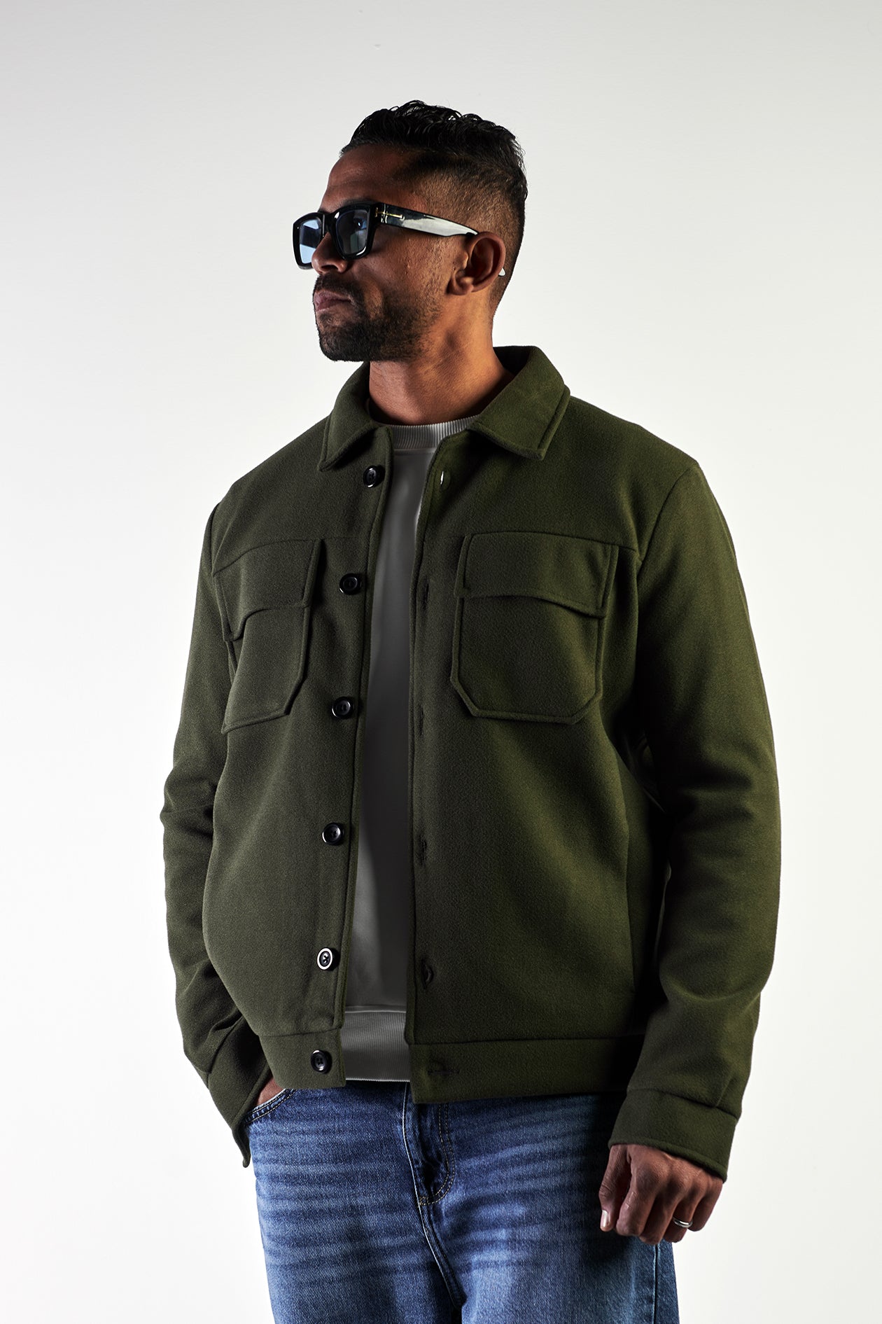 WOOL OVERSHIRT