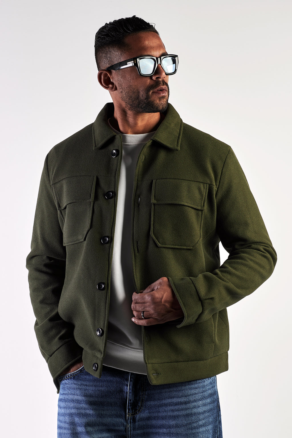 WOOL OVERSHIRT