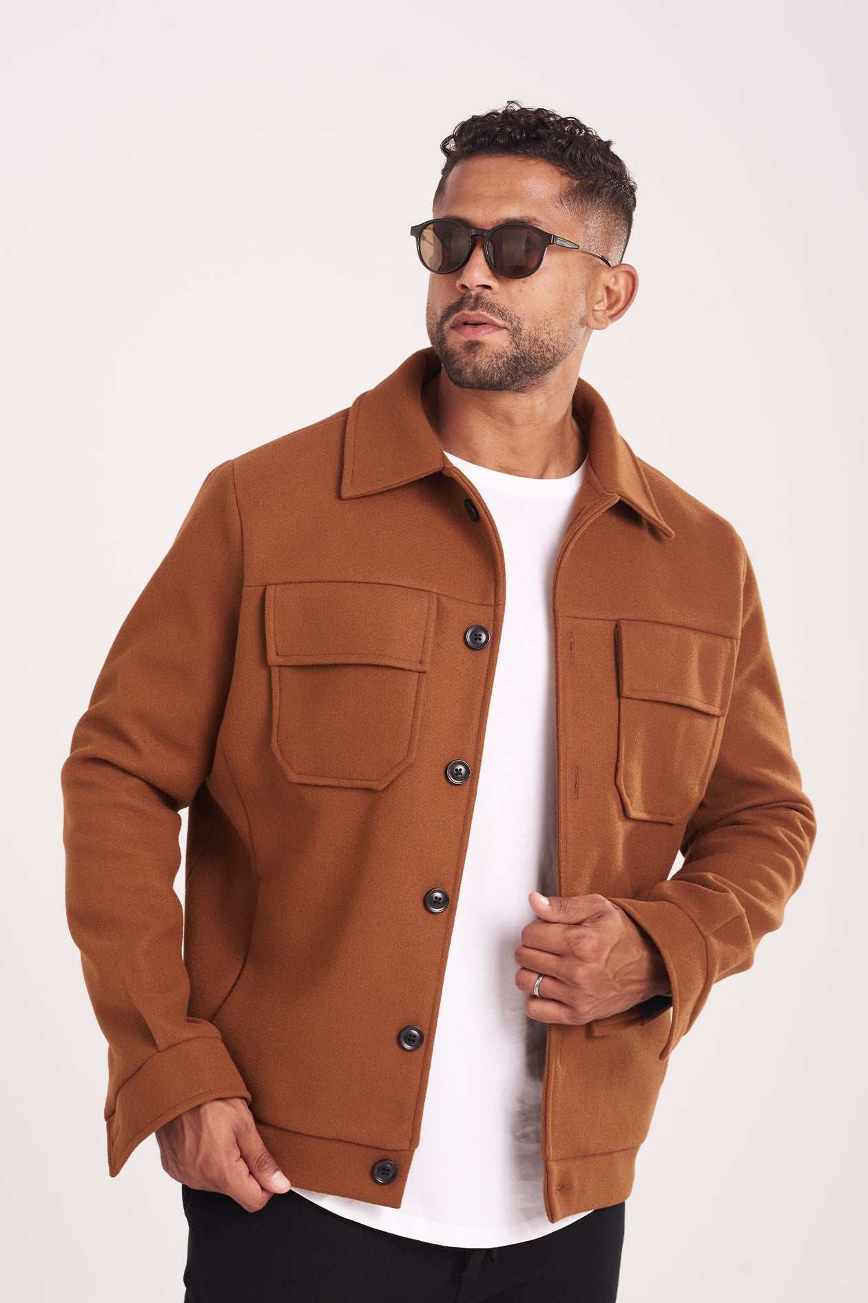 WOOL OVERSHIRT