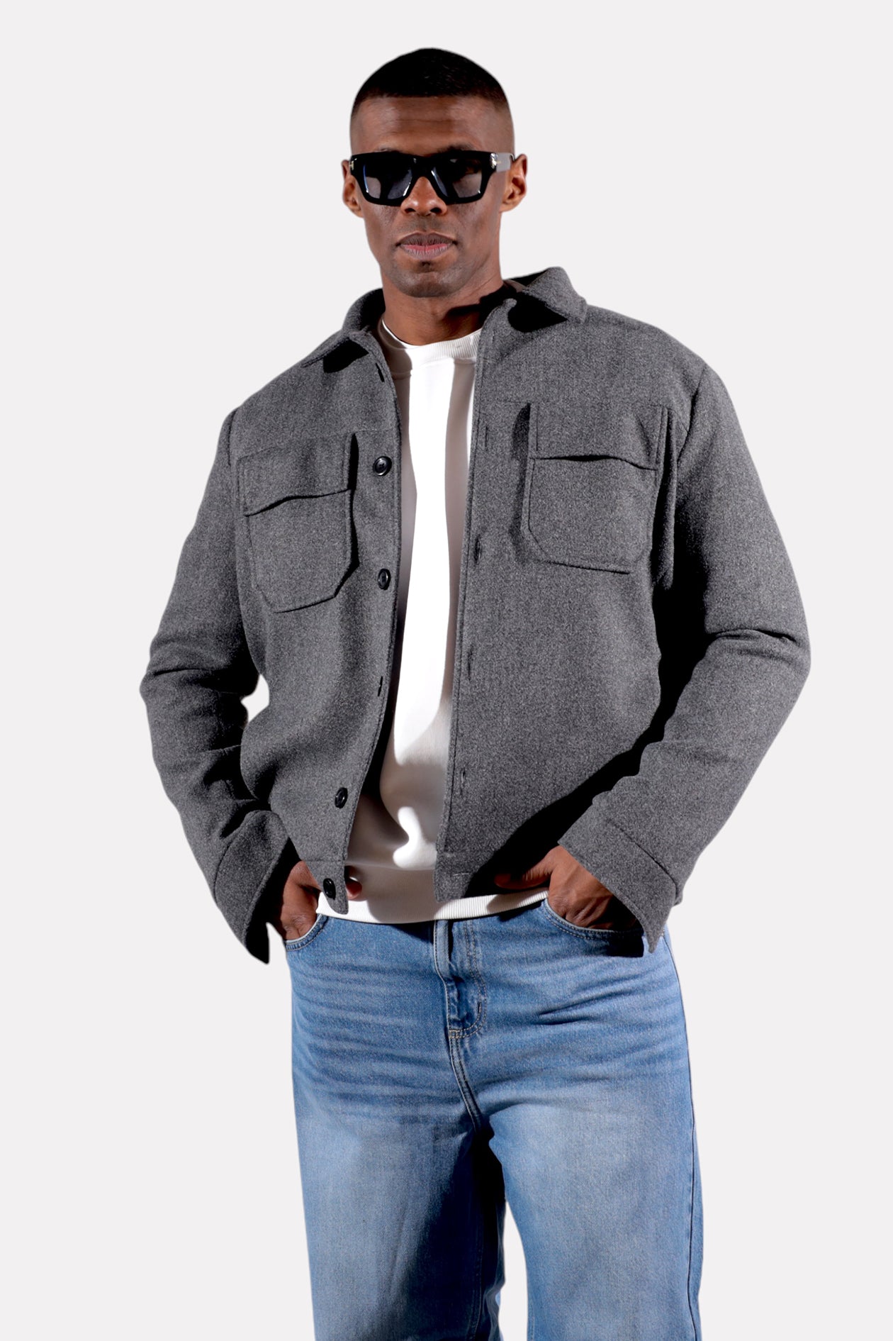WOOL OVERSHIRT